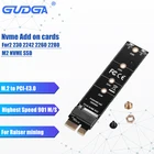 Адаптер GUDGA Nvme M.2 для фотографий, плата расширения PCI Express 1X M для майнинга Raiser 2230 2242 2260 2280 M2 NVME SSD