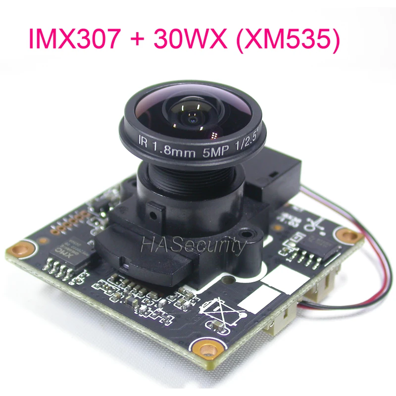 Объектив рыбий глаз H.265 AI 1/2.8 &quotSTARVIS IMX307 CMOS-датчик + 30WX ( XM535) IP-камера Модуль платы