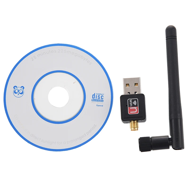 

Mini 150M USB WiFi Wireless LAN 802.11 n/g/b Adapter with Antenna