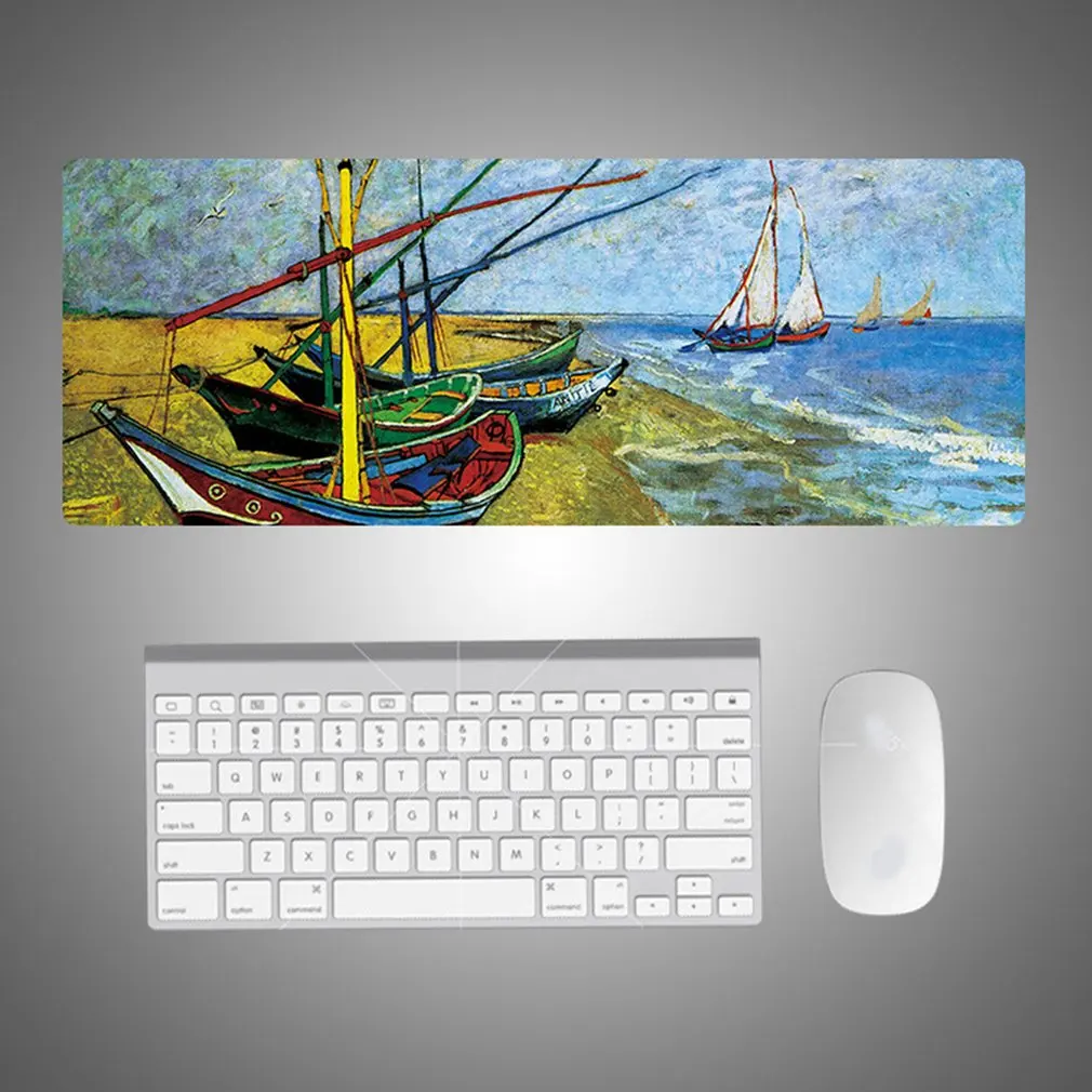 Painting Pattern Mouse Pad Oversized Mat Notebook Cool Gaming Mousepad Large Big For Laptop 800x300x3mm | Компьютеры и офис