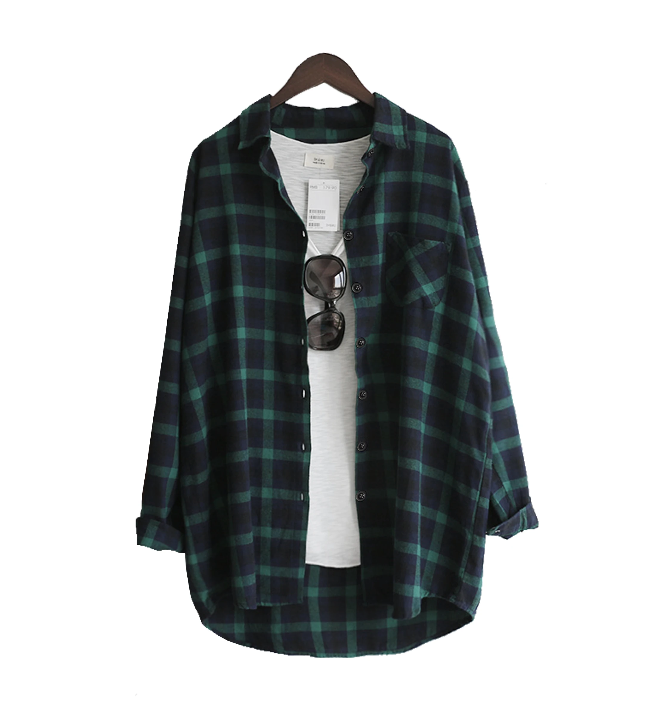 Осенняя красная сетчатая популярная стильная Корейская версия свободной