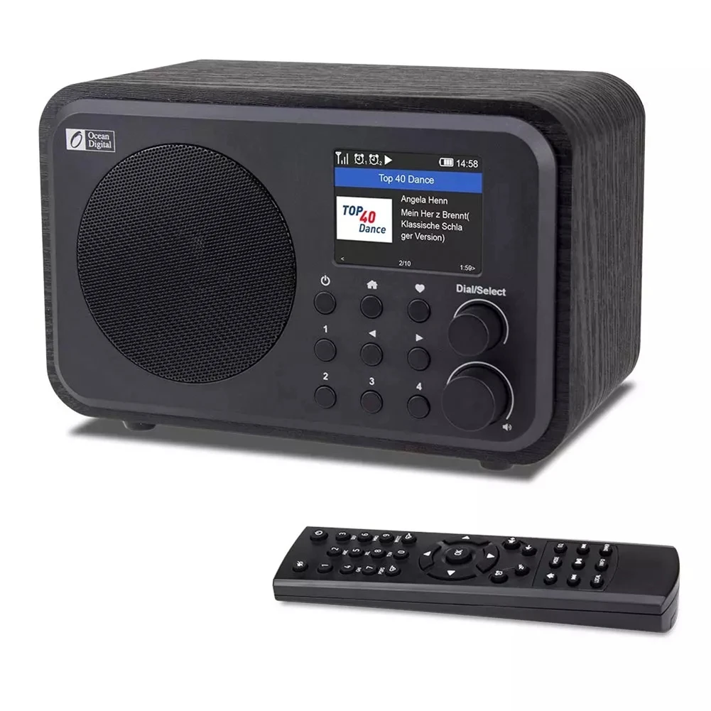 

Wi-Fi Интернет-радио WR-336N портативное цифровое радио с перезаряжаемой батареей, Bluetooth-приемник