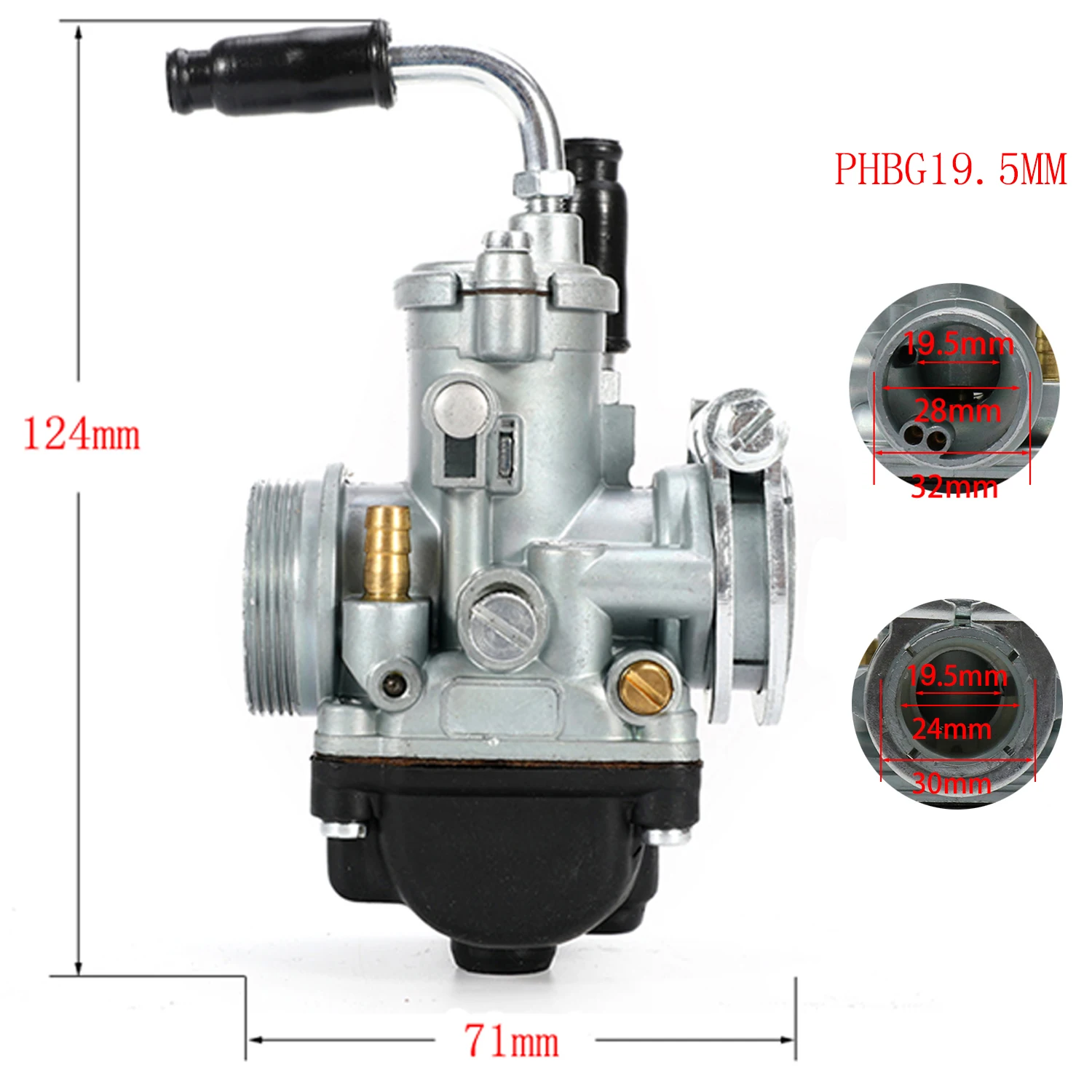PHBG карбюратор DS 17 мм 19 21 AD 5 гоночный Carburador Carb dellorto ForJOG50 JOG90 BWS100 RG50 DIO50-90 Yamaha |