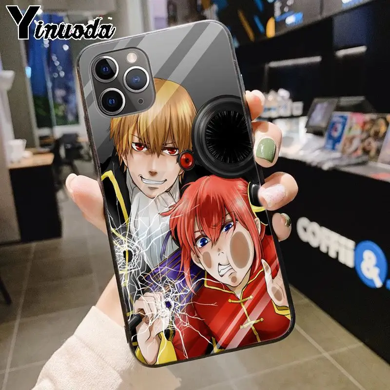 Yinuoda гинтама аминовый Защитный Мягкий ТПУ чехол для телефона для iPhone 7plus 6S 7 8 8Plus Xs max xr 5S 11pro чехол