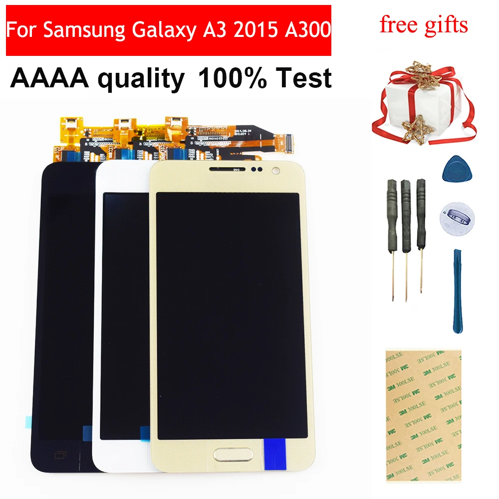 4 5 &quotA3 2015 Дисплей Сенсорный экран дигитайзер в сборе для Samsung Galaxy A3 A300 A300F ЖК