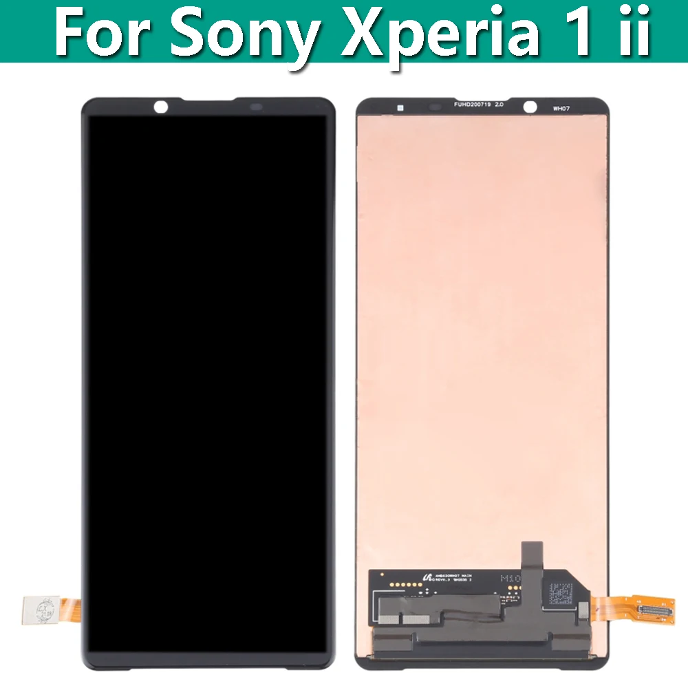 Pantalla LCD Original, montaje de digitalizador con pantalla t&aacute;ctil, piezas de reparaci&oacute;n de 6,5 pulgadas para Sony Xperia 1 ii, XQ-AT51, XQ-AT52-0