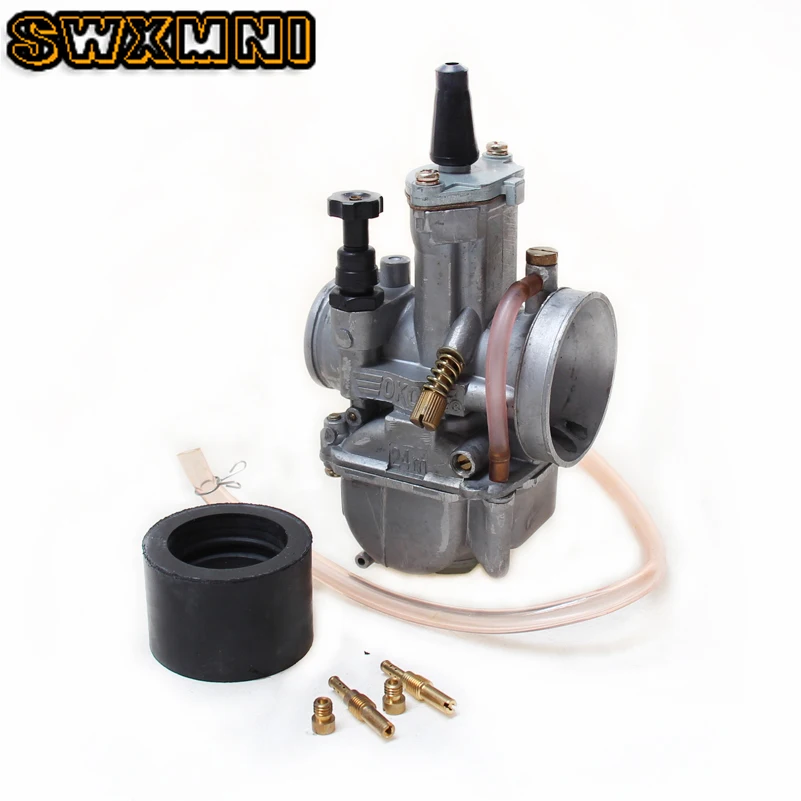 Карбюратор PWK 24 мм для мотоцикла гоночный карбюратор скутера OKO JOG DIO KR150 RTL250 CR80 CR85R