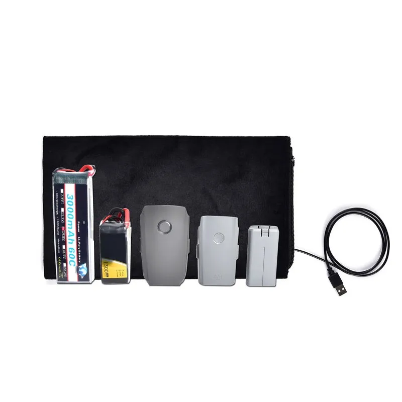 

DJI FPV Mini 2 mavic air 2 drones model aircraft universal battery automatic electric heating insulation bag battery portable