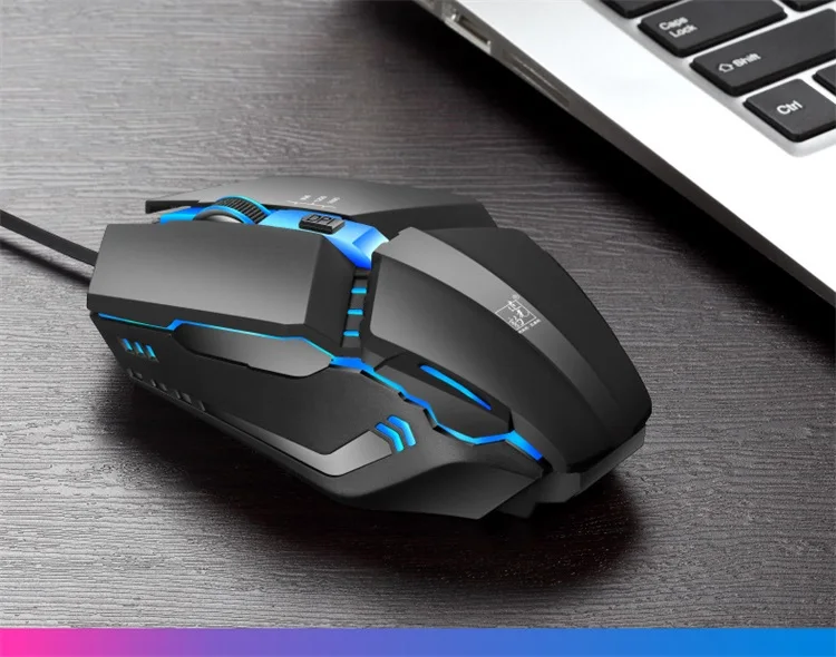 1600 Точек на дюйм игровой Мышь кнопки RGB светодиодный лазерный проводной MMO Мышь высокой точности Мышь PC Gamer