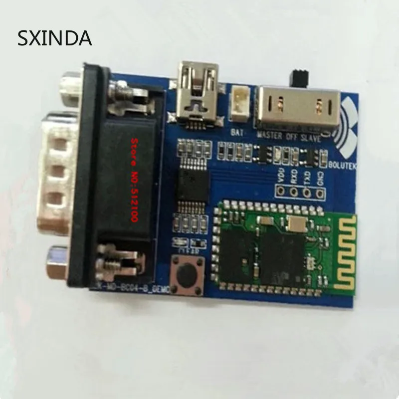 Последовательный адаптер связи USB RS232 Bluetooth 5 В Модуль платы ведущего и ведомого