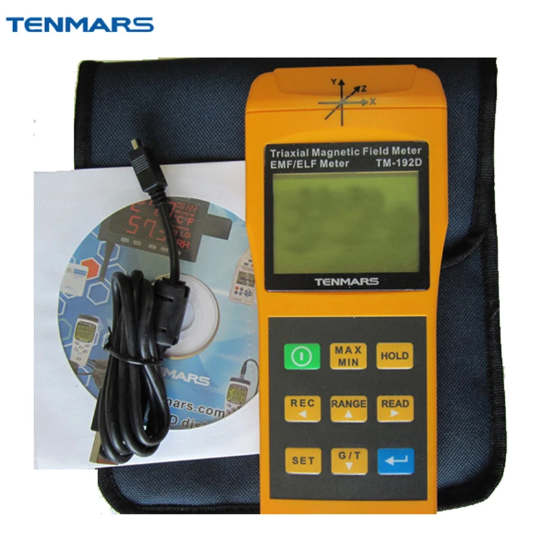 TENMARS TM 192D 3 оси EMF метр Применение для измерения электромагнитных полей крайне