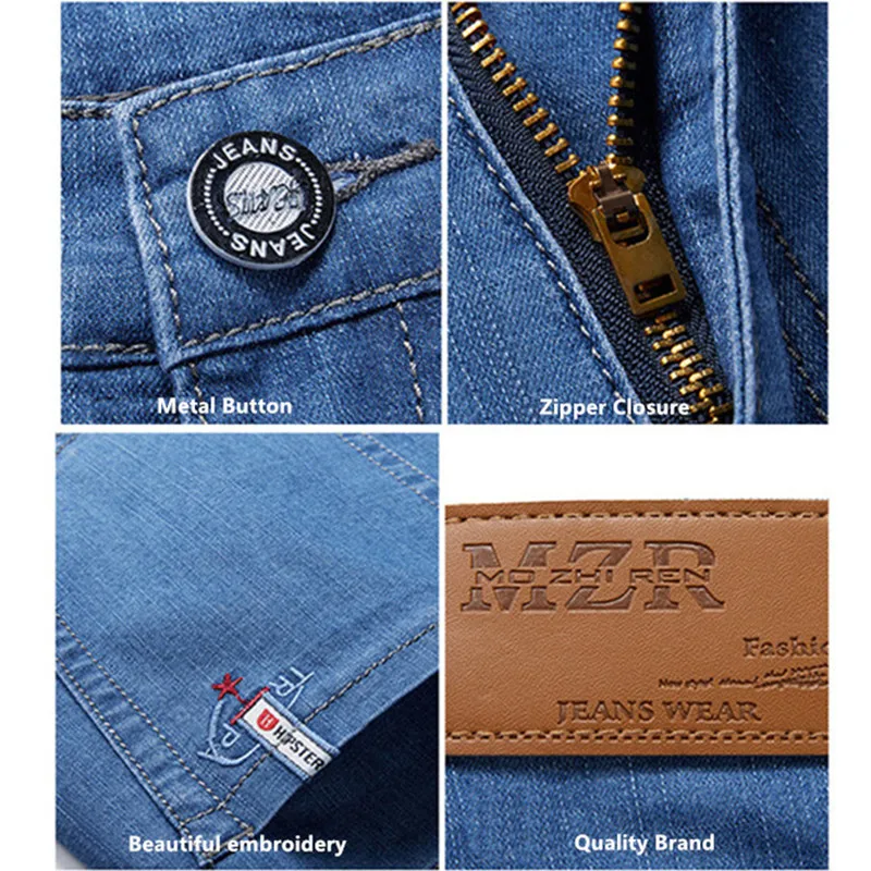 Джинсовые шорты мужские с завышенной талией штаны из денима размера плюс большие