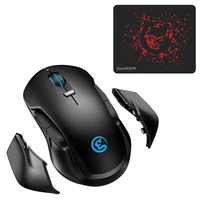 gamesir gm300 wireless gaming mouse mouse pad built in omron mechanical switches and pmw3389 optical sensor
