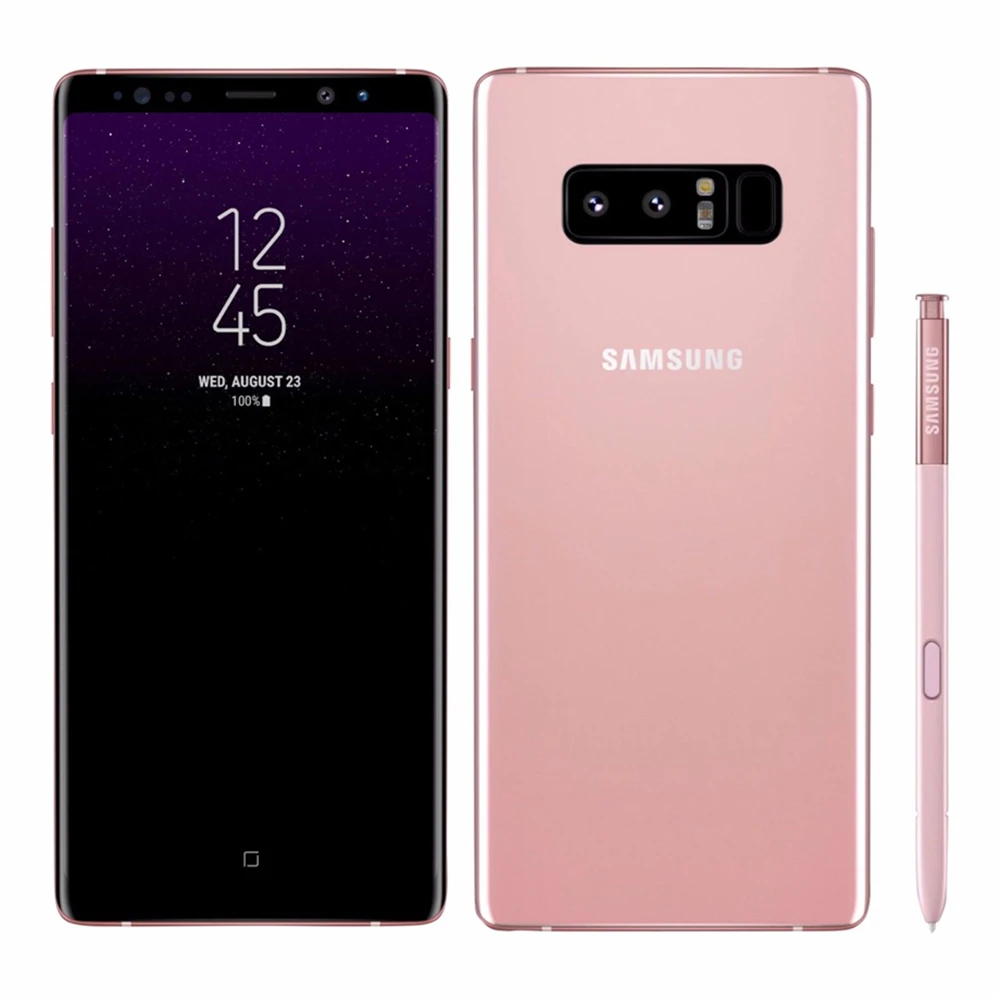 Samsung Galaxy Note8 N950F Note 8, разблокированный телефон 4G LTE, четыре ядра, 6,3 дюймов, двойной 12 МП ram, 6 ГБ rom, 64 ГБ, 3300 мАч, отпечаток пальца