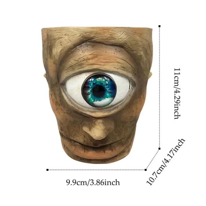 Скандинавская смола реалистичный цветочный горшок скульптура украшение