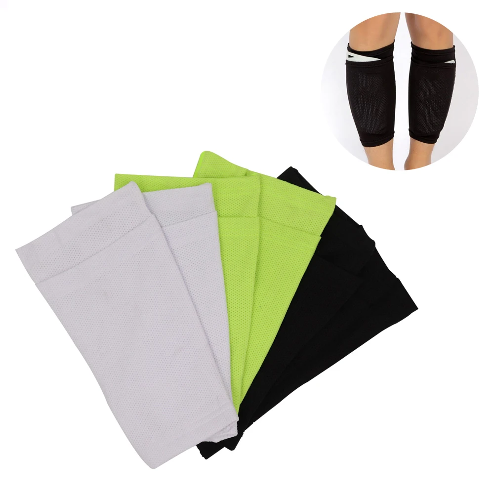 

Hight Elasticity Soccer Football Shin Guard Socks Pads Professional Sports Shields Legging Shinguards Sleeves Protective Gear