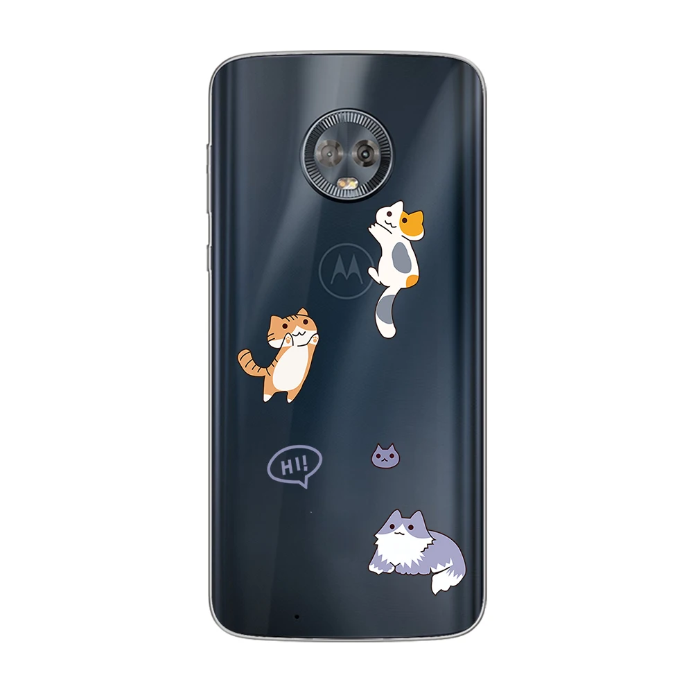 Чехлы для телефонов Motorola Moto E6 C Z2 Z3 ONE P30 G4 G5 G6 G7 E3 E4 E5 Plus Play Power X4 Мягкий Силиконовый