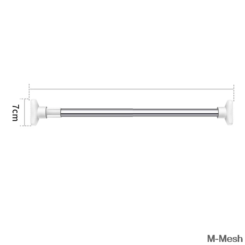 Выдвижная телескопическая Вешалка для занавесок вешалка гардероба шкафа одежды