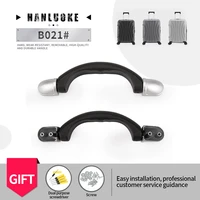 hanluoke b021 luggage accessories handle luggage retractable handle universal luggage accessories handle metal seat