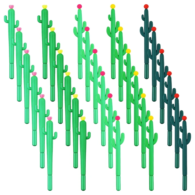 

Ручки шариковые в форме кактуса, 30 шт.