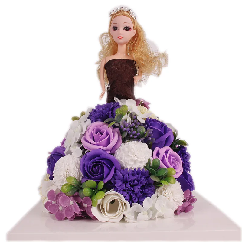 Инструменты для украшения торта рождественский подарок кукла принцессы с