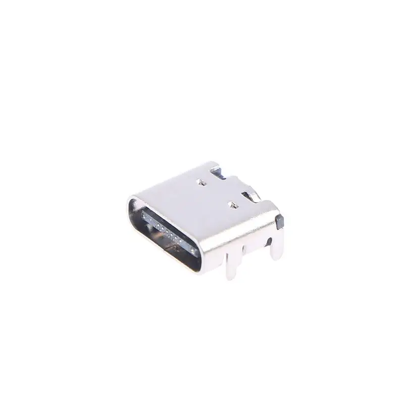 

10PCS USB 3.1 Type-C 16pin female connector For Mobile Phone Charging port Charging Socket Tow feet plug