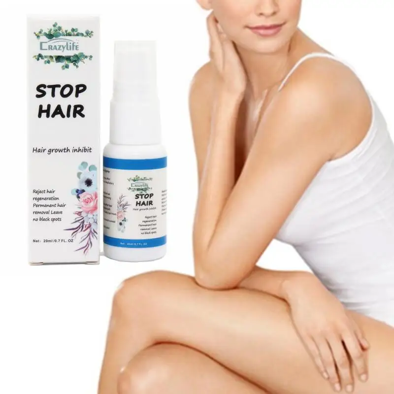 Предотвращает рост волос ингибитор эссенция безболезненное удаление спрей