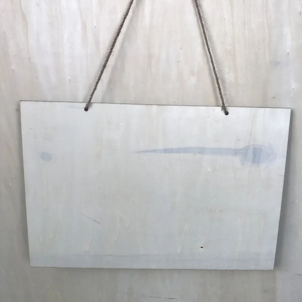 

Wooden Single-Sided Chalkboards Hanging Decorative Wall Blackboard Weekly Message Board