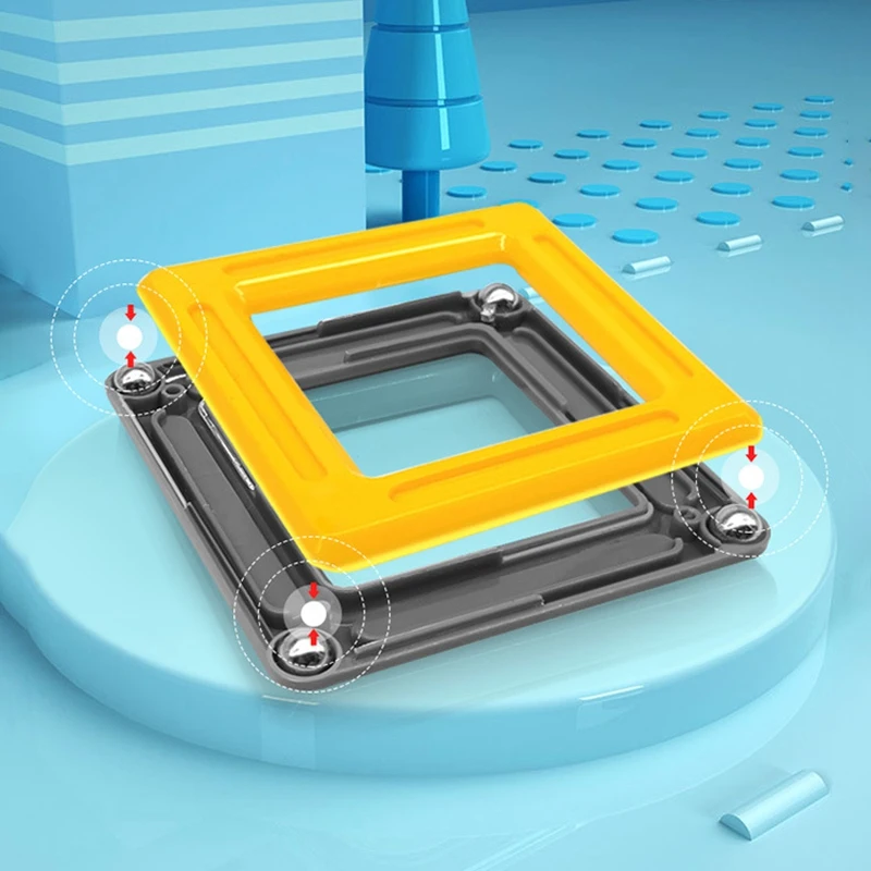 

Big Size netic Construction Set Bright Golden Vehicle Car Models DIY Building Blocks Toys for Children Gift with Box