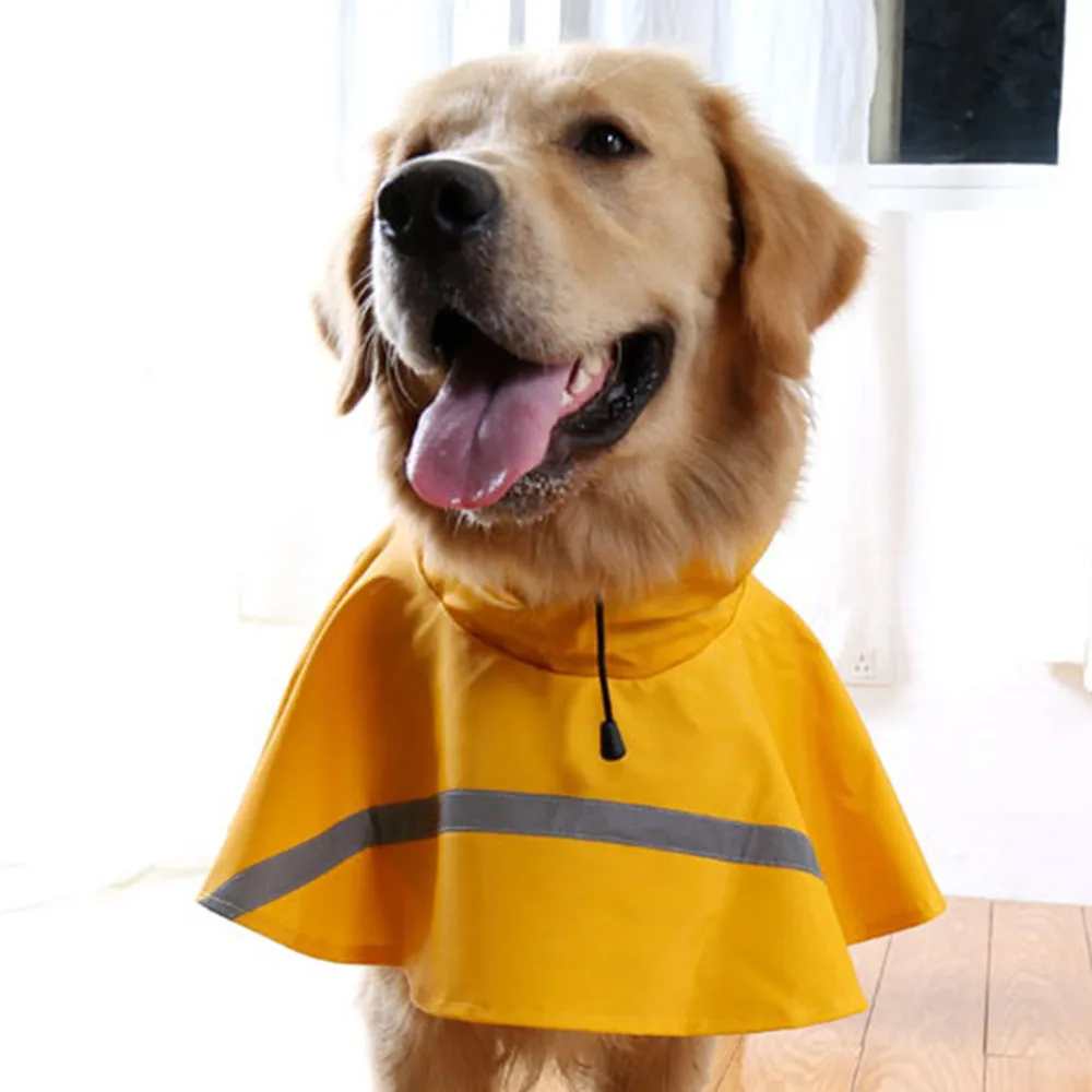 Водонепроницаемая одежда для собак Модный Плащ щенков кошек худи дождевик