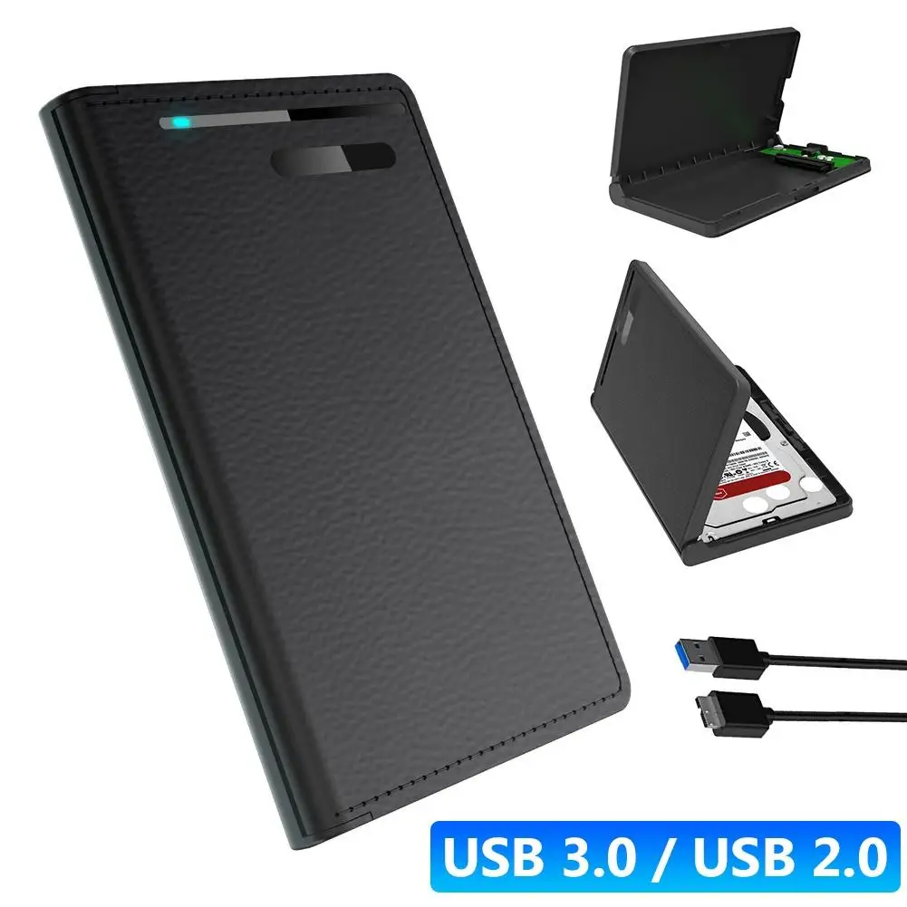 

USB 3.0/2.0 10Gbps Flip Type External 2.5inch SATA HDD SSD Hard Disk Drive Case