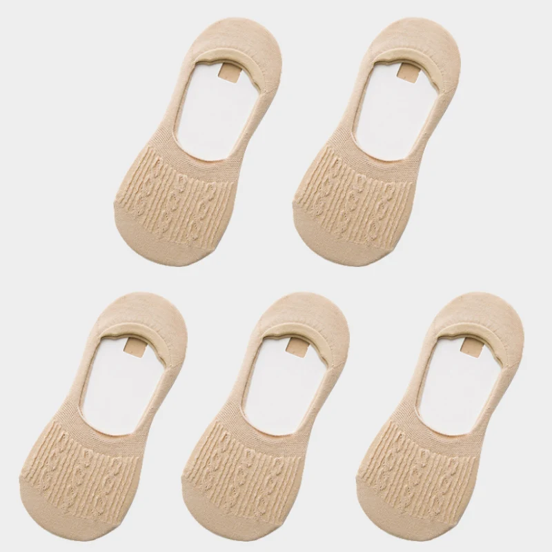 style G 5 pairs 5 пар, Хлопковые женские носки, одноцветные, снежинки, мягкие, забавные Женские носочки, летние носки-тапочки, Лидер продаж - Цвет: style G 5 pairs