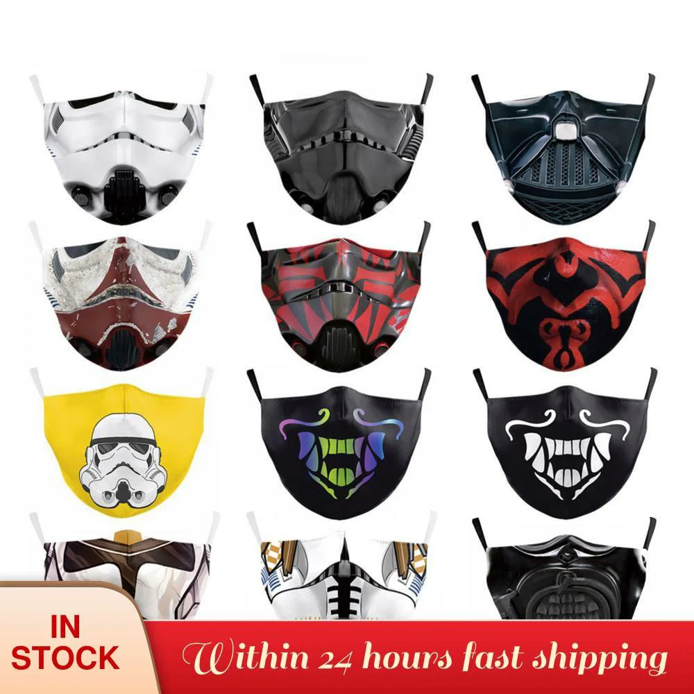 Звездные войны печати PM2.5 хлопчатобумажная маска защитная коробка многоразовая