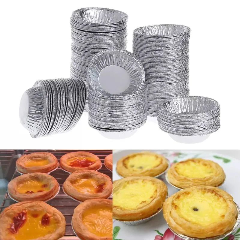 50 штук яичная T Форма круглая форма для выпечки мини пирог пресс формы