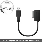 Переходник SATA в USB 2,0, USB-адаптер 6P 7P, CD, DVD, Rom для ПК, ноутбуков, ноутбуков, переносной линейный блок, 13-контактный переходник, соединитель