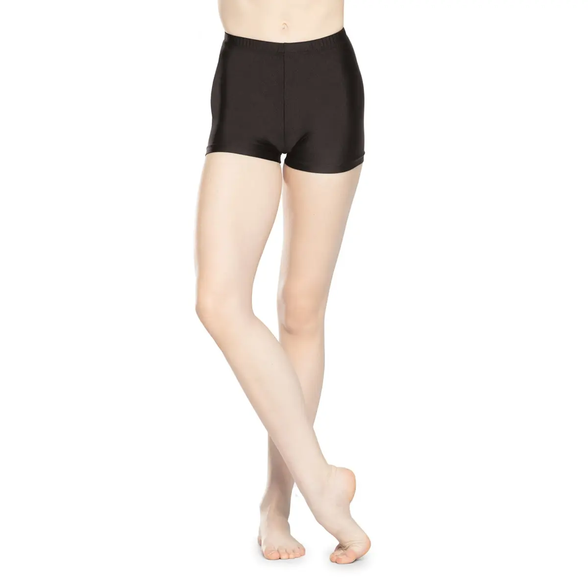 

Womens Performance Workout Gymnastics Low Waisted Lycra Spandex Dance Shorts