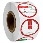 1 дюйм, наклейки с рождественской елкой, лосем, конфетными пакетами, герметичные наклейки для коробка для рождественских подарков, новогодние наклейки 50-500 шт.