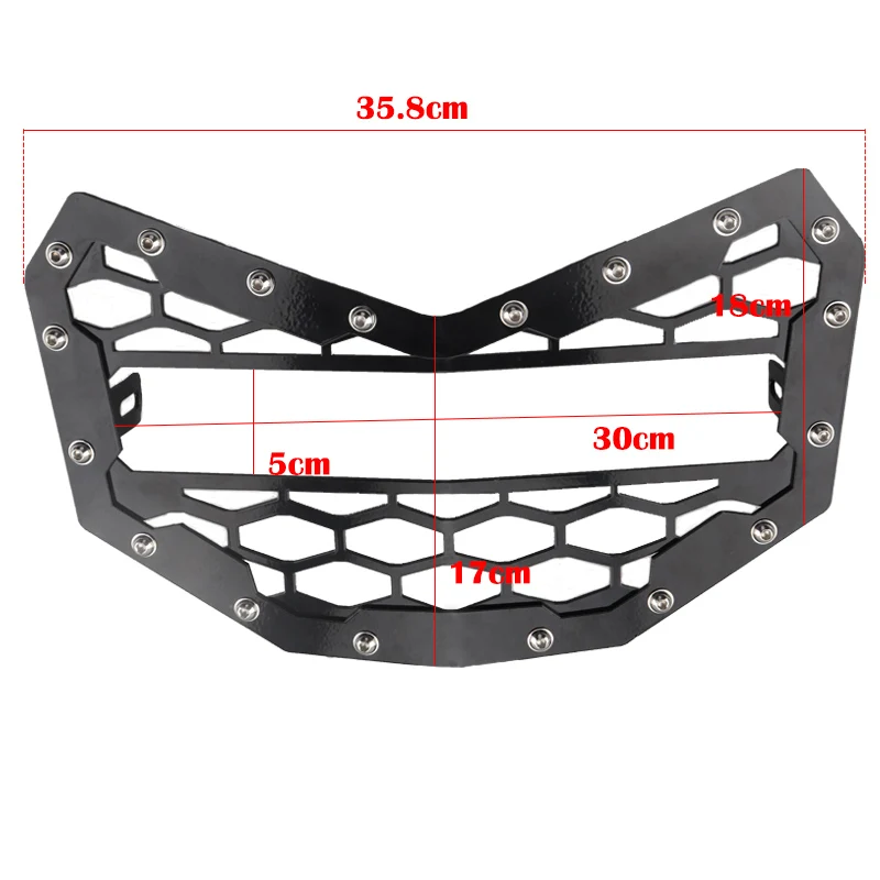 

Stainless Steel Front Mesh Grille For Can-am maverick x3 2016 2017 2018 2019 Car Led Bar Grill ATV Accessories