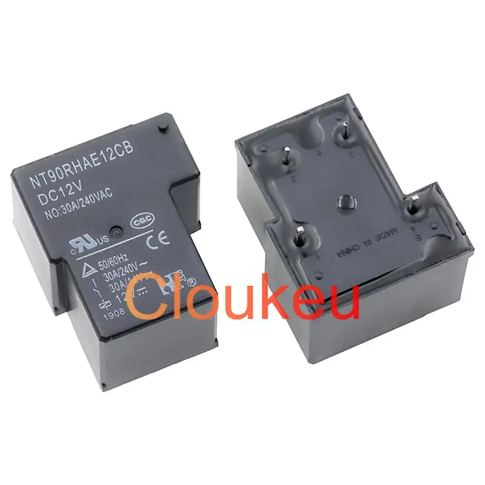

Реле NT90RHAE5CB 12CB 24CB DC5V 12V 24V 30A 4pin T90