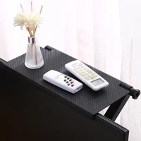 tv top shelf computer screen caddy adjustable storage bracket monitor rack holder stand for media box game console router