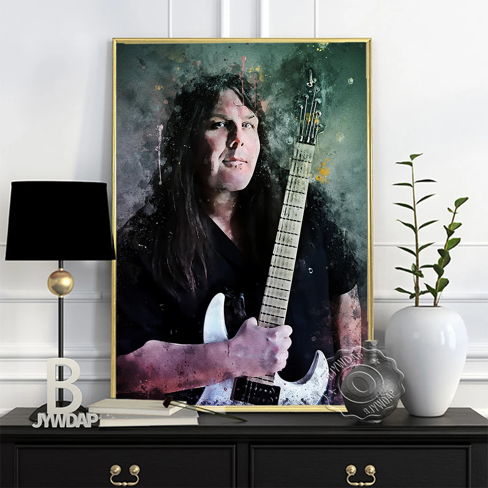 

Michael James Romeo Printing Poster, Progressive Metal Symphony X Fans Collect Wall Stickers, America Guitarist Show Home Decor