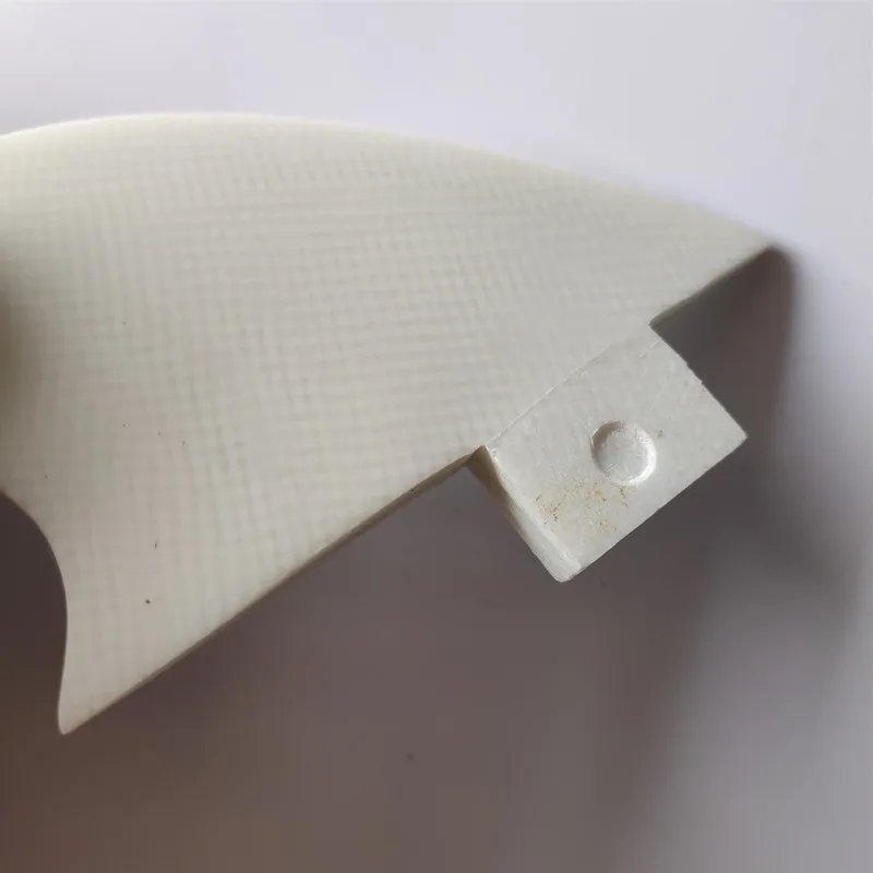 

Pure White Surfboard fiberglass fins small size middle surfing fin