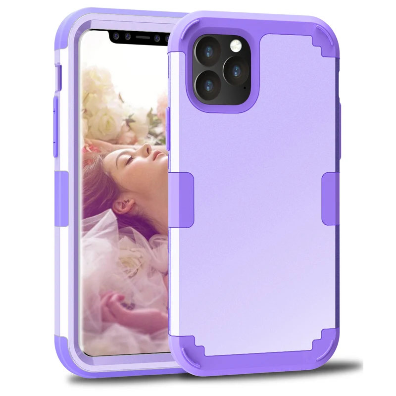 Чехол для iPhone 11 2019 безопасный Ударопрочный силиконовый чехол телефона из