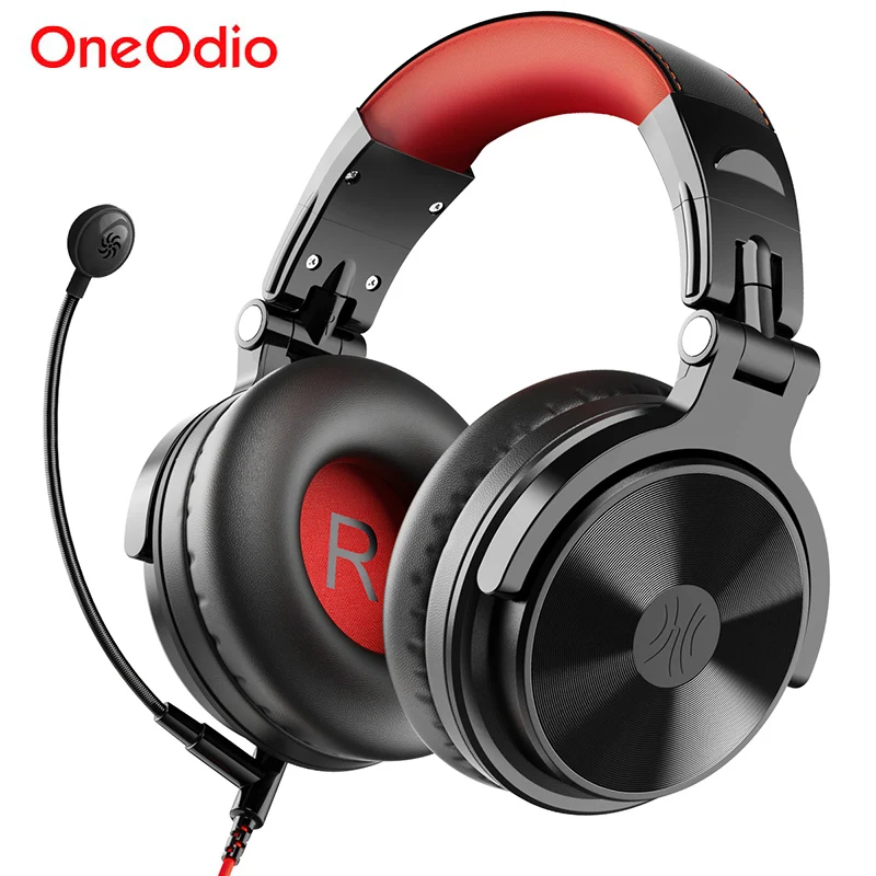 Oneodio проводные беспроводные Bluetooth наушники с микрофоном, регулятор громкости, стерео Bluetooth игровая гарнитура для телефона, компьютера, ПК, геймера