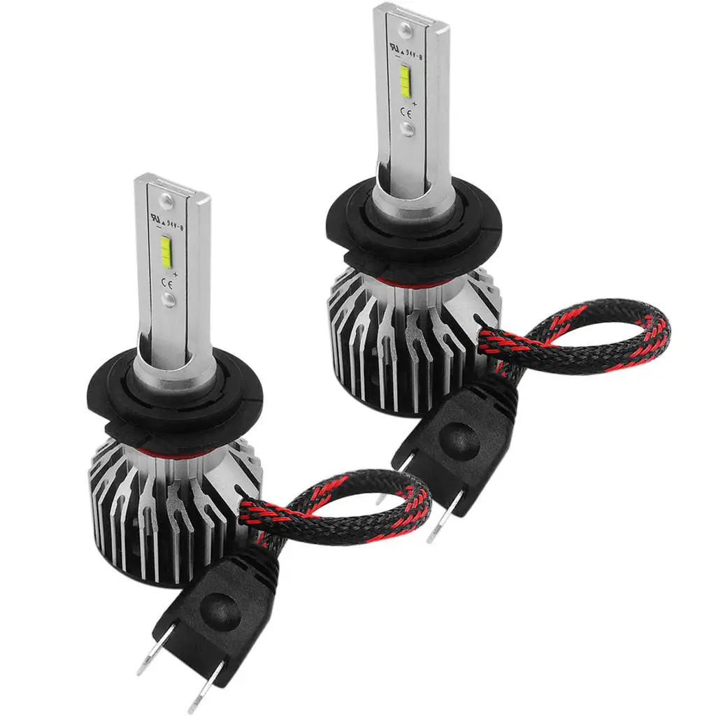 

2 шт., автомобильные светодиодсветодиодный лампы для передних фар S6 H7