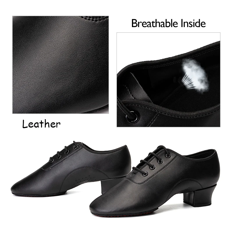 Men Latin Dance Shoes Ballroom Shoes Tango Dance Shoes For Modern/Jazz Dance Sneaker Low Heel 3.5cm Dance Shoes size35-44