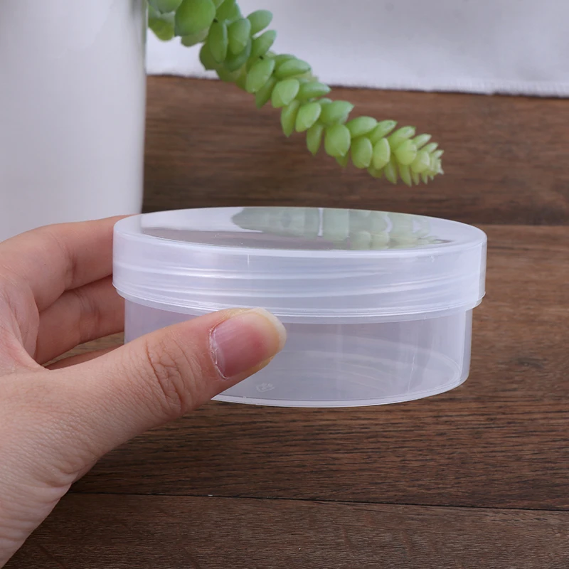 

150 ML Translucent Plastic Container Box For Slime Mud Clay DIY Accessory Slime Box Storage Box Bottle With Lid Slime Tool