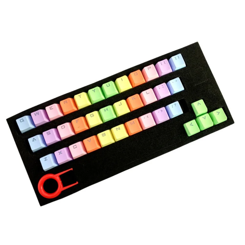 37 ключей pbt подсветка красочны