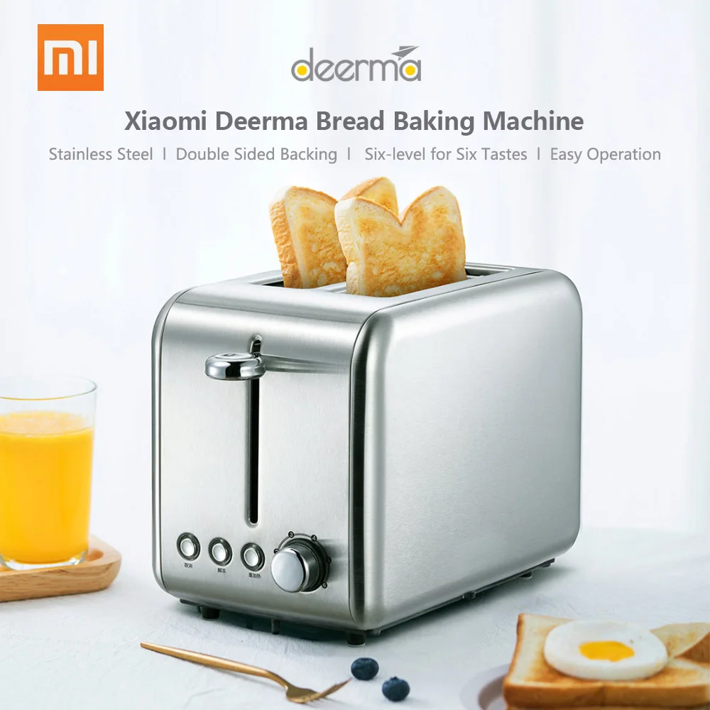 Xiaomi Deerma Хлебопекарная машина электрический тостер бытовой автоматический тост