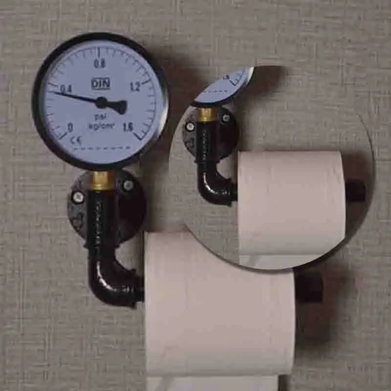 1 шт. держатель для рулона бумаги Подвесной Настенный Деревенский металлический